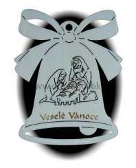 Vánoční ozdoba ZVONEK č.1102