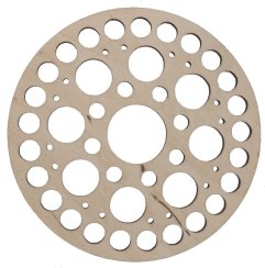 Dřevěný výřez na háčkování vyřezávaný Ø 100 mm