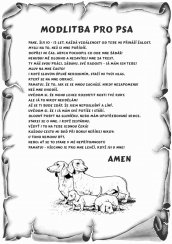 Modlitba pro psa pergamen z překližky