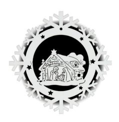 Vánoční ozdoba VLOČKA č.1405