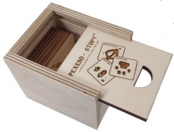 Pexeso stopy 18 dílků + dřevěná krabička
