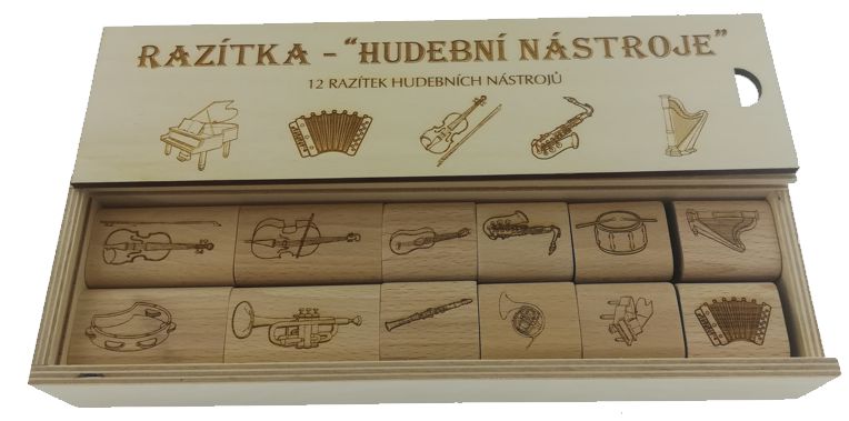 Razítka HUDEBNÍ NÁSTROJE  č.10037
