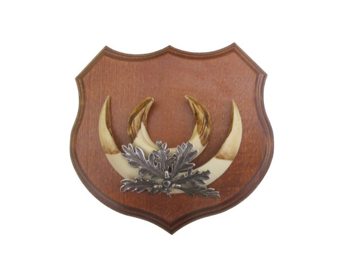 Podložka pod trofej č.361 - kaštan + plechové krytí