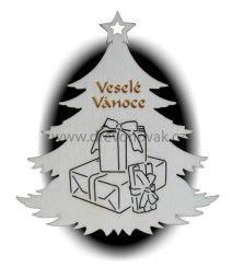 Vánoční ozdoba STROMEK č.1006