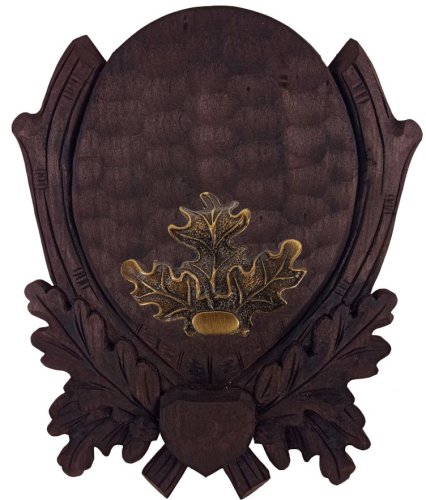 Podložka pod trofej č.213 -litinové krytí zbraní - Barva: Hnědá
