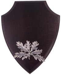 Podložka pod trofej č.308 - černá+plechové krytí zbraní