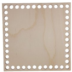 Dřevěný výřez na háčkování ČTVEREC 150x150mm