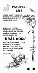 Pasovací list král honu č.722 na frézované desce
