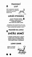 Pasovací list srnec č.734 na frézované desce 2D
