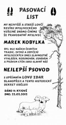 Pasovací list psovod č.736 na frézované desce 2D