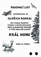 Pasovací list král honu č.723 na frézované desce