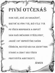 Pivní otčenáš pergamen malý č.860