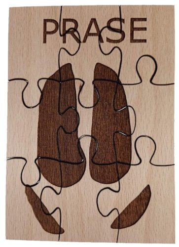 Puzzle stopy 10x14 č.10001 - prase