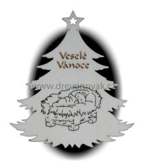 Vánoční ozdoba STROMEK č.1008