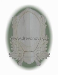 Podložka pod trofej č.419 prsa srnec - 419 přírodní bez povrchové úpravy