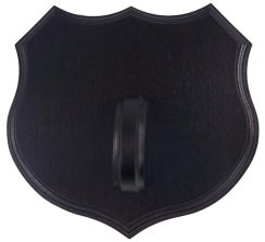 Podložka pod trofej č.361 - černá + dřevěný nos