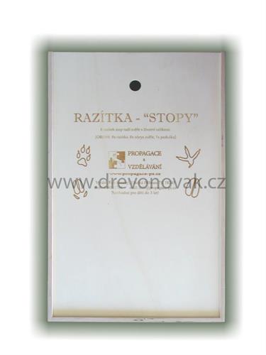 Razítka STOPY ŽIVOTNÍ VELIKOST malá sada č.10011