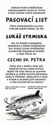 Pasovací list rybář č. 753 na desce s kůrou 3D