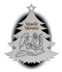Vánoční ozdoba STROMEK č.1012
