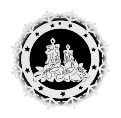 Vánoční ozdoba VLOČKA č.1414