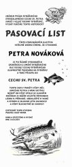 Pasovací list rybářka č. 754 na desce s kůrou 3D