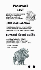 Pasovací list černá zvěř č.731 na frézované desce 2D