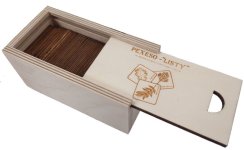Pexeso listy 36 dílků + dřevěná krabička