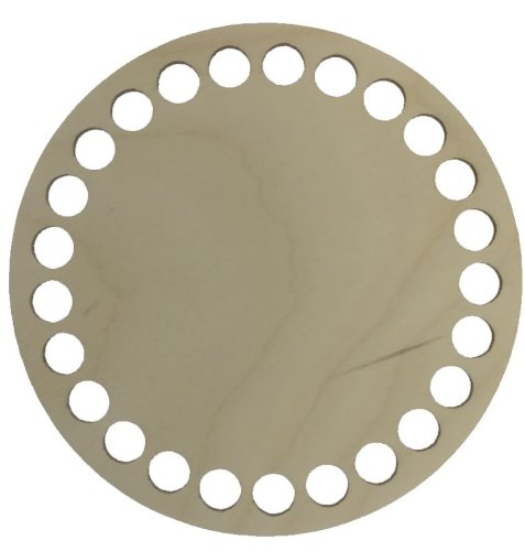Dřevěný výřez na háčkování Ø 100 mm