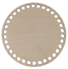 Dřevěný výřez na háčkování malý Ø 150 mm