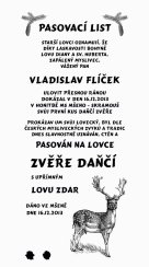 Pasovací list daněk č.732 na frézované desce 2D