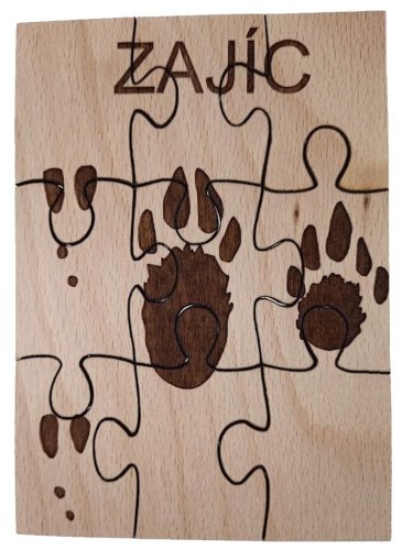 Puzzle stopy 10x14 č.10001 - Motiv: Liška