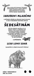 Gratulace myslivec č.726 na desce s kůrou 3D